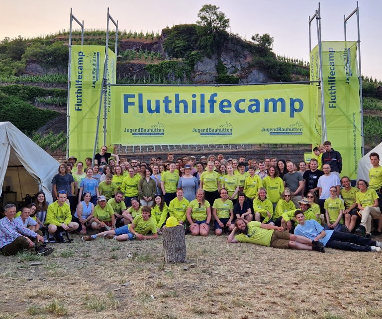 Das Fluthilfecamp der Deutschen Stiftung Denkmalschutz (DSD)